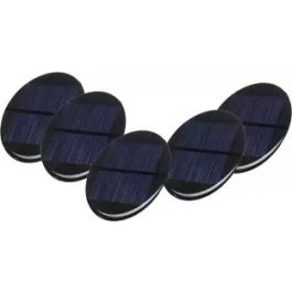 ambert 80MM Round Mini Solar Panel With Led Or Connector