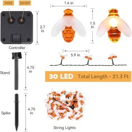 XERGY Solar String Lights