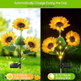 Solar Sunflower Lights