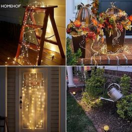 Homehop Solar String Lights 200 LED Decorative Waterproof